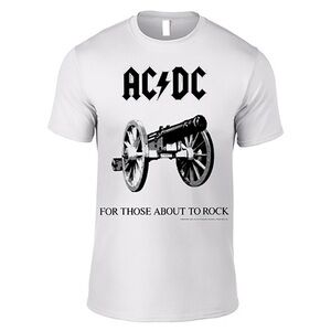 AC DC For Those About To Rock Classic Rock Fan Retro T-Shirt
